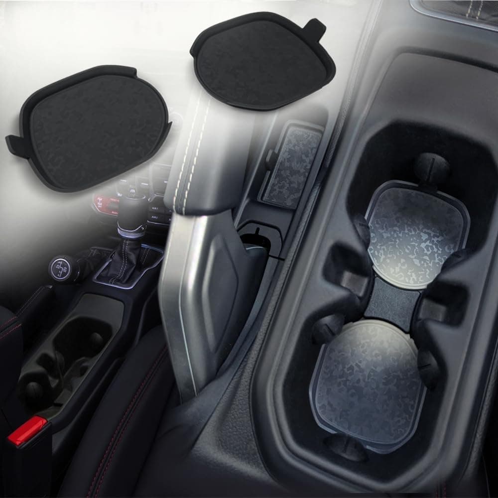 Cup Holder Coaster for Jeep Wrangler JL 2018-2025 Wrangler Accessories MHG-046