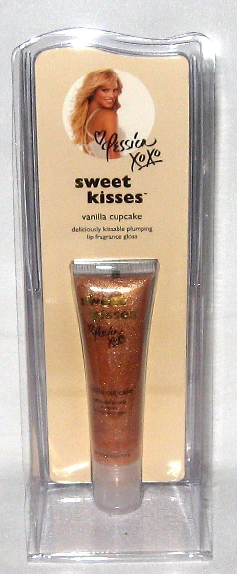 Jessica Simpson's Sweet Kisses Vanilla Cupcake Deliciously Kissable Plumping Lip Fragrance Gloss.45 oz. (13 g)