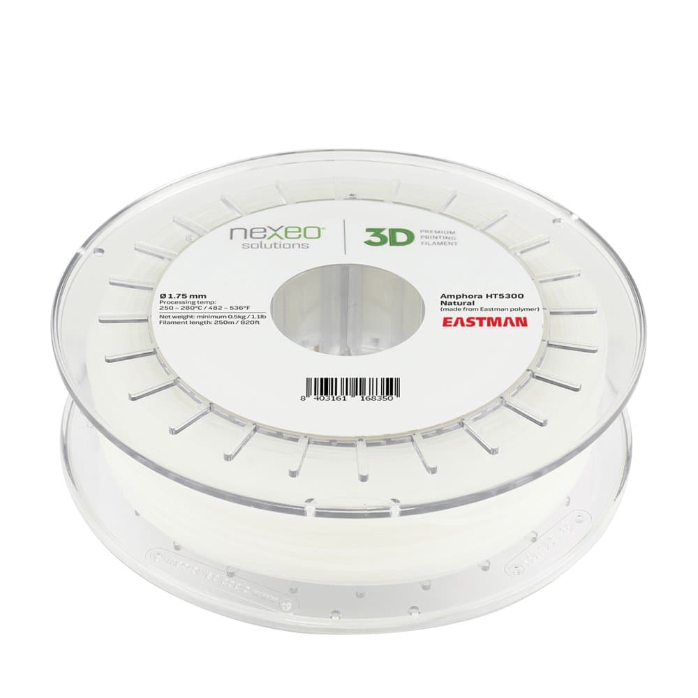 Copolyester Amphora HT5300 Translucent Natural Filament 1.75 mm 500 g Print Nexeo Solutions 3D