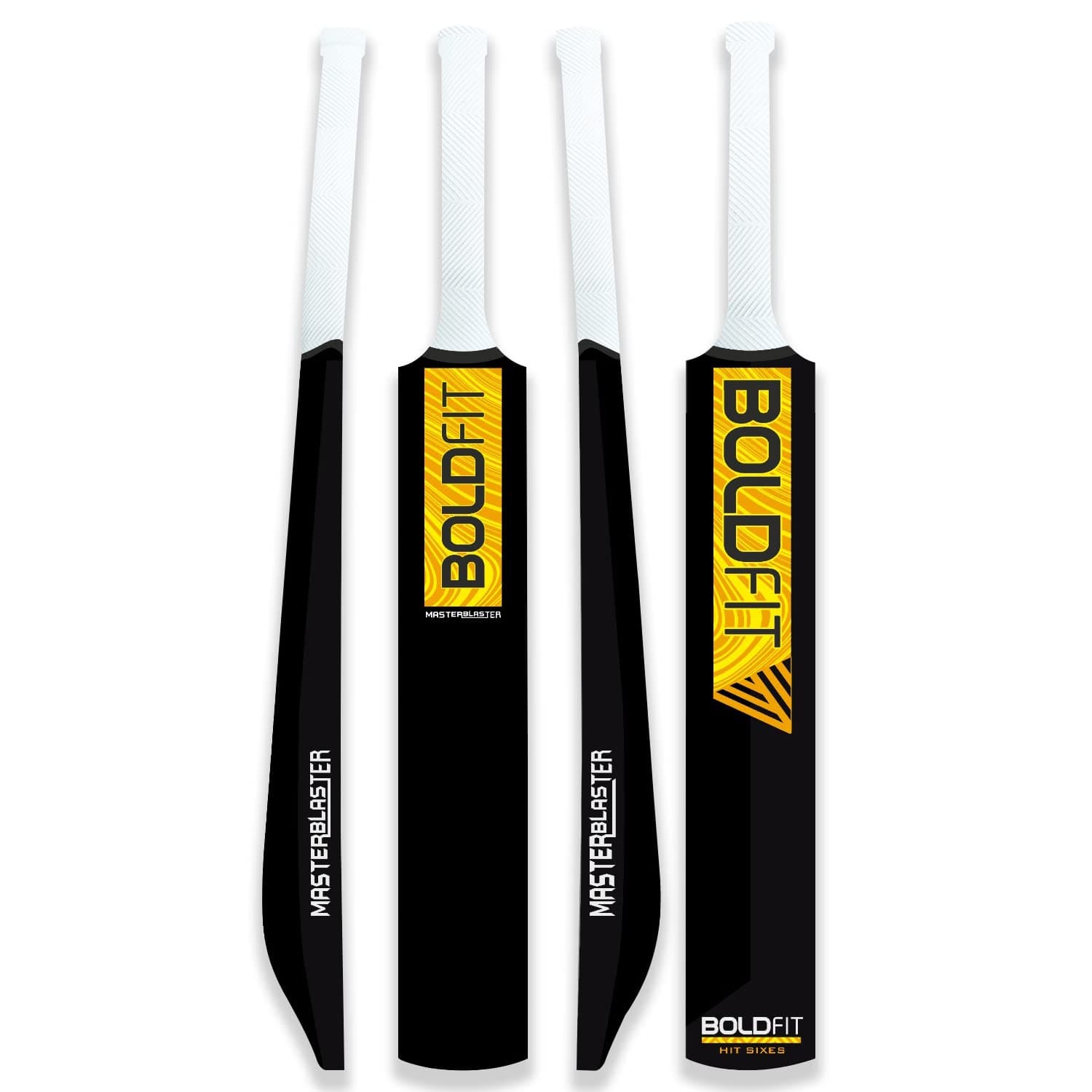 Boldfit Turf Bat Cricket for Adults Plastic Tennis Cricket Bat for Mens Heavy Plastic Cricket Bats with Grip for Gully Cricket, Tournament Match Standard Full Size Tennis Ball Bat for Cricket - Black
