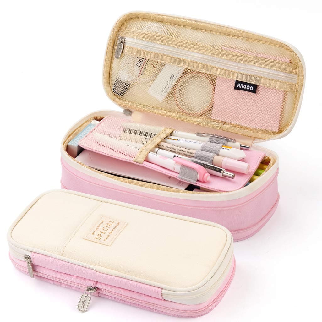 – EASTHILL Big Capacity Pencil Pen Case Office College School Large Storage High Capacity Bag Pouch Holder Box Organizer