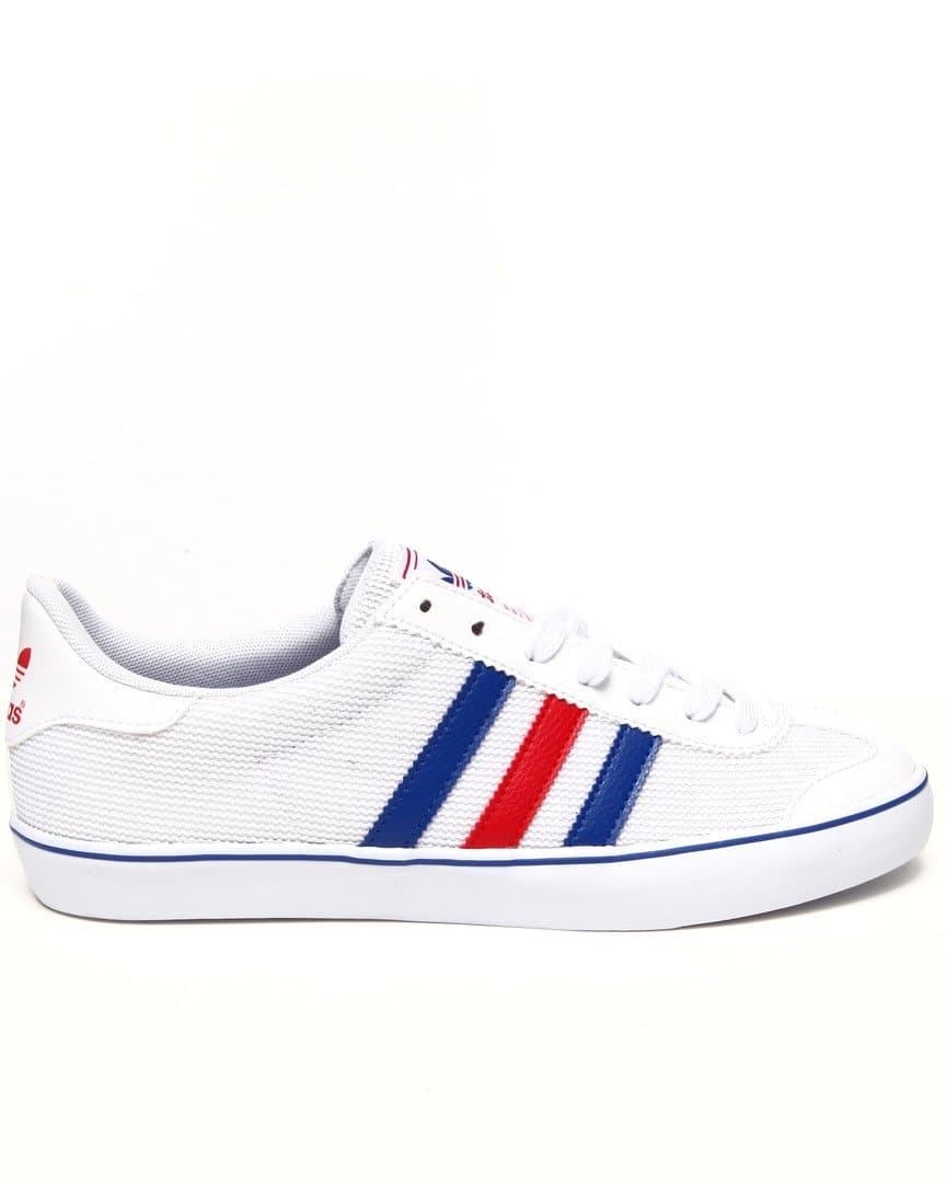 Adidas Men's Samoa Vulc Men Shoe Retro White/Red/Blue Fly 12
