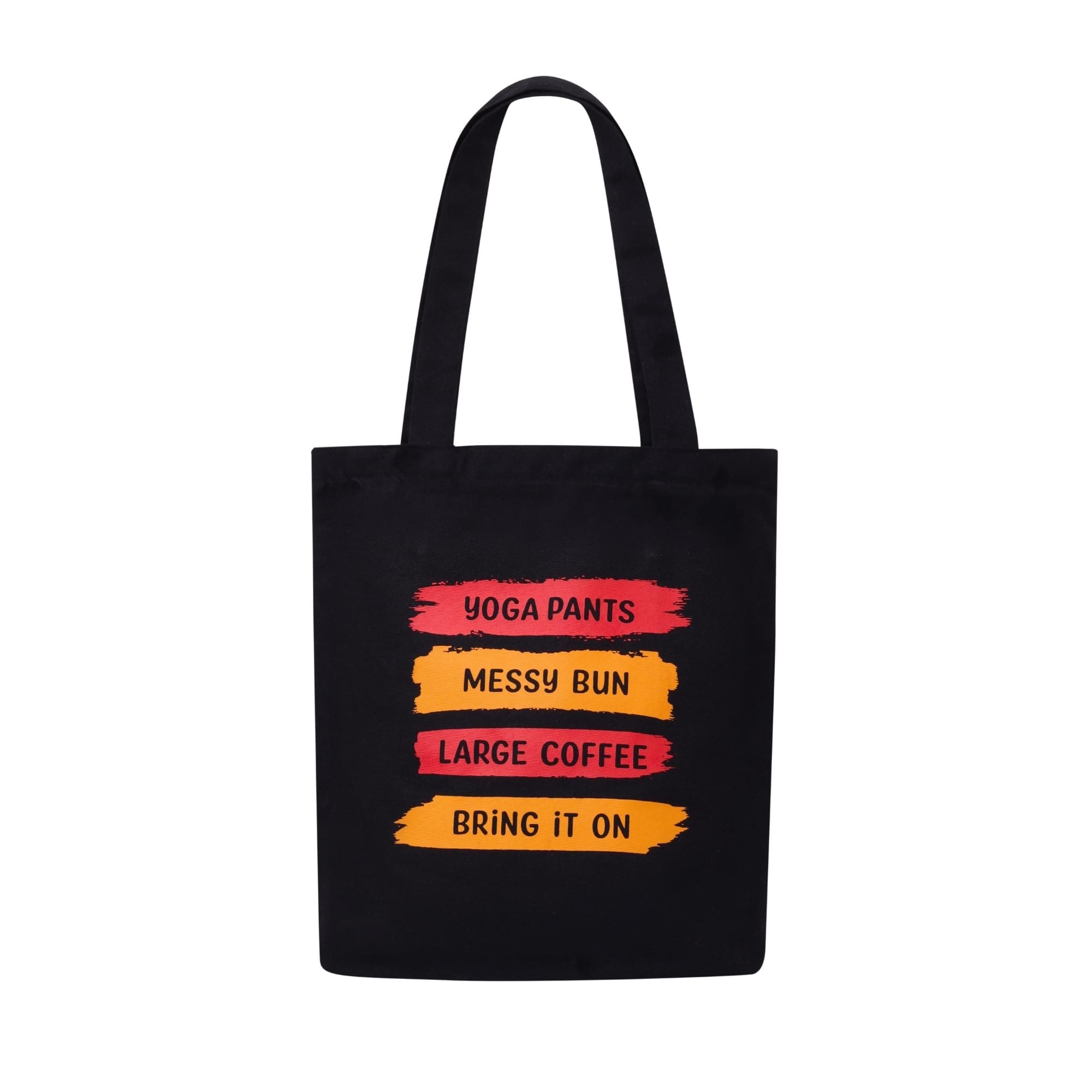 DOODLEPremium Canvas Tote Bag for Women with Zip and Inner Pocket for Shopping, Office, Travel and Daily Use