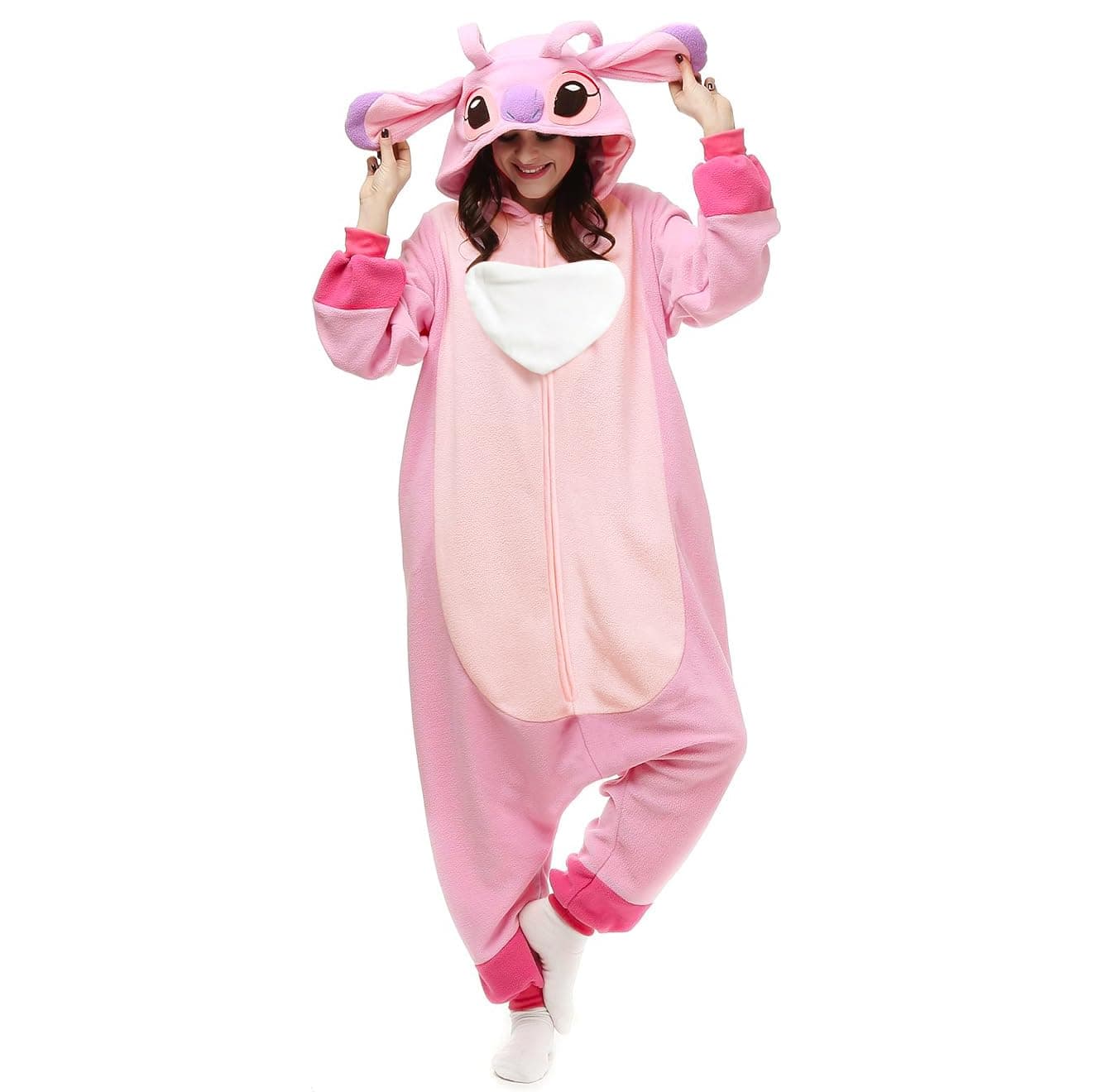 Adult Animal Onesie Halloween Costume Cosplay One-Piece Pajamas Women Man Teens