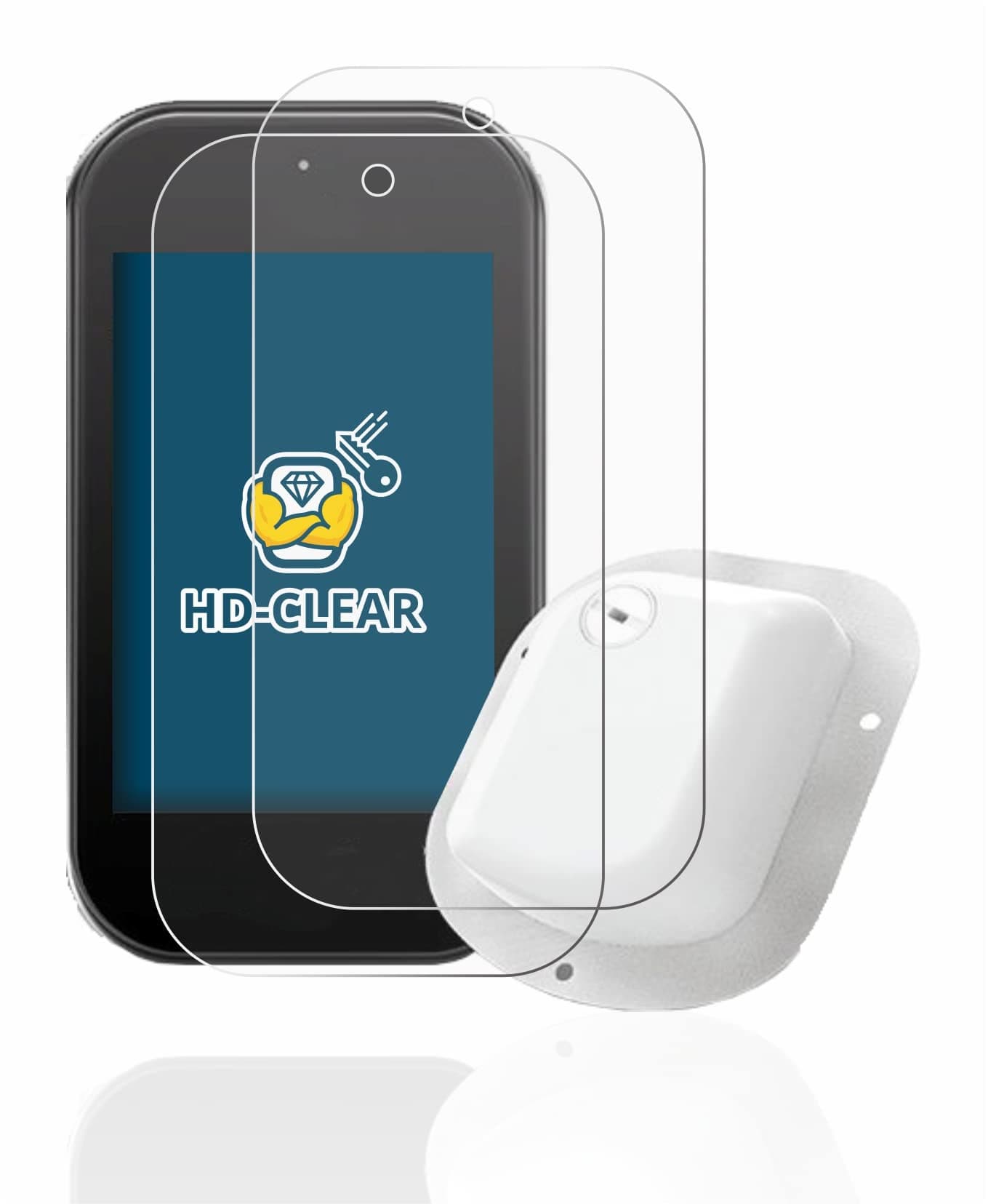 2-Pack Screen Protector Compatible with glucomen Day Pump (Reader) Screen Protection Film Ultra Clear - Scratch Proof, Transparent, HD Clear