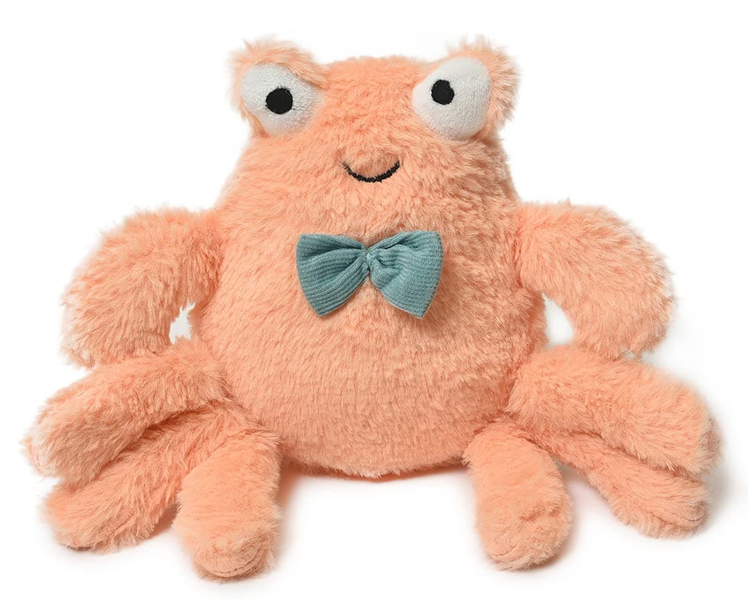 Mi Arcus Crab Soft Plush Toy Peach - Length 17 cm