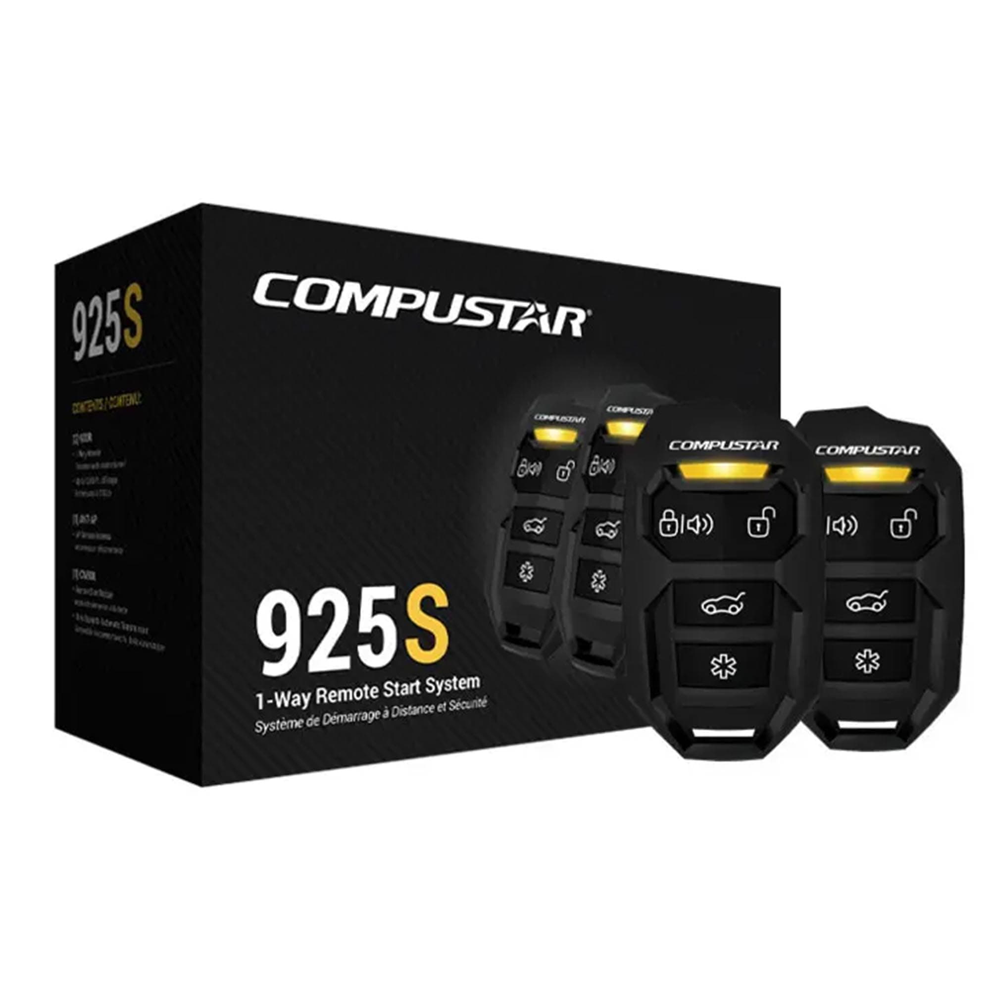 Compustar CS925S 4-Button 1 Way Remote Start System (up to 1500' Range)