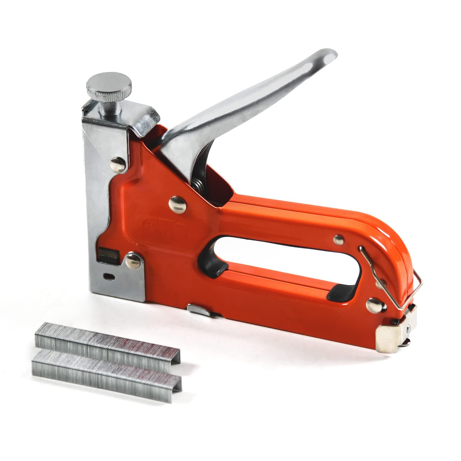 Staple Gun 4-14mm Metal Heavy Duty Upholstery Tacker Stapler 200 Staples