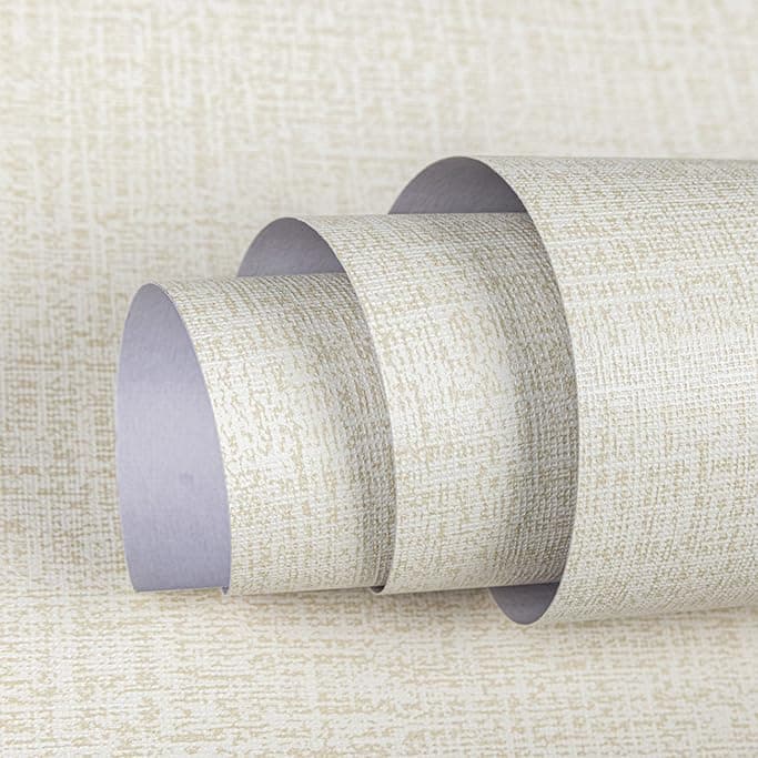 TANONE Contact Paper Peel and Stick (15.8 in X 118 in), Grasscloth Wallpaper Self Adhesive Removable Wallpaper, Fabric Linen Thickened Wall Paper Decorative for Wall Cabinets Drawers Kitchen