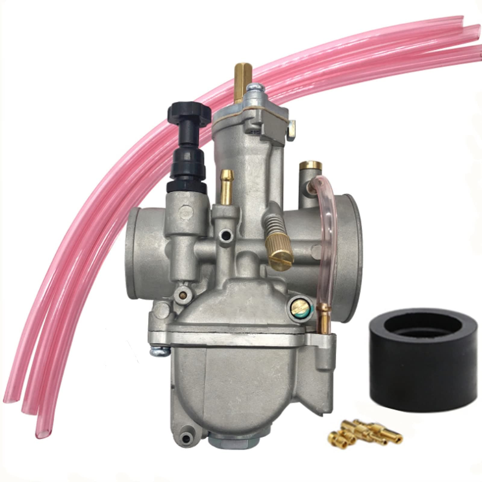 MothAr 32mm Carburetor For 150cc-250cc Scooter ATV Quad Motorcycle Compatible with For Aprilia Suzuki Yamaha Honda Kawasaki BMW