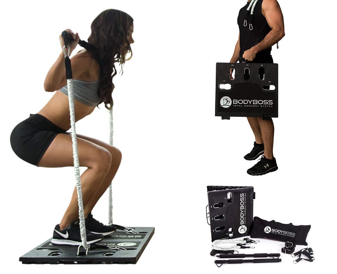 BodyBossBodyBoss Home Gym 2.0 - Full Portable Gym Home Workout Package,