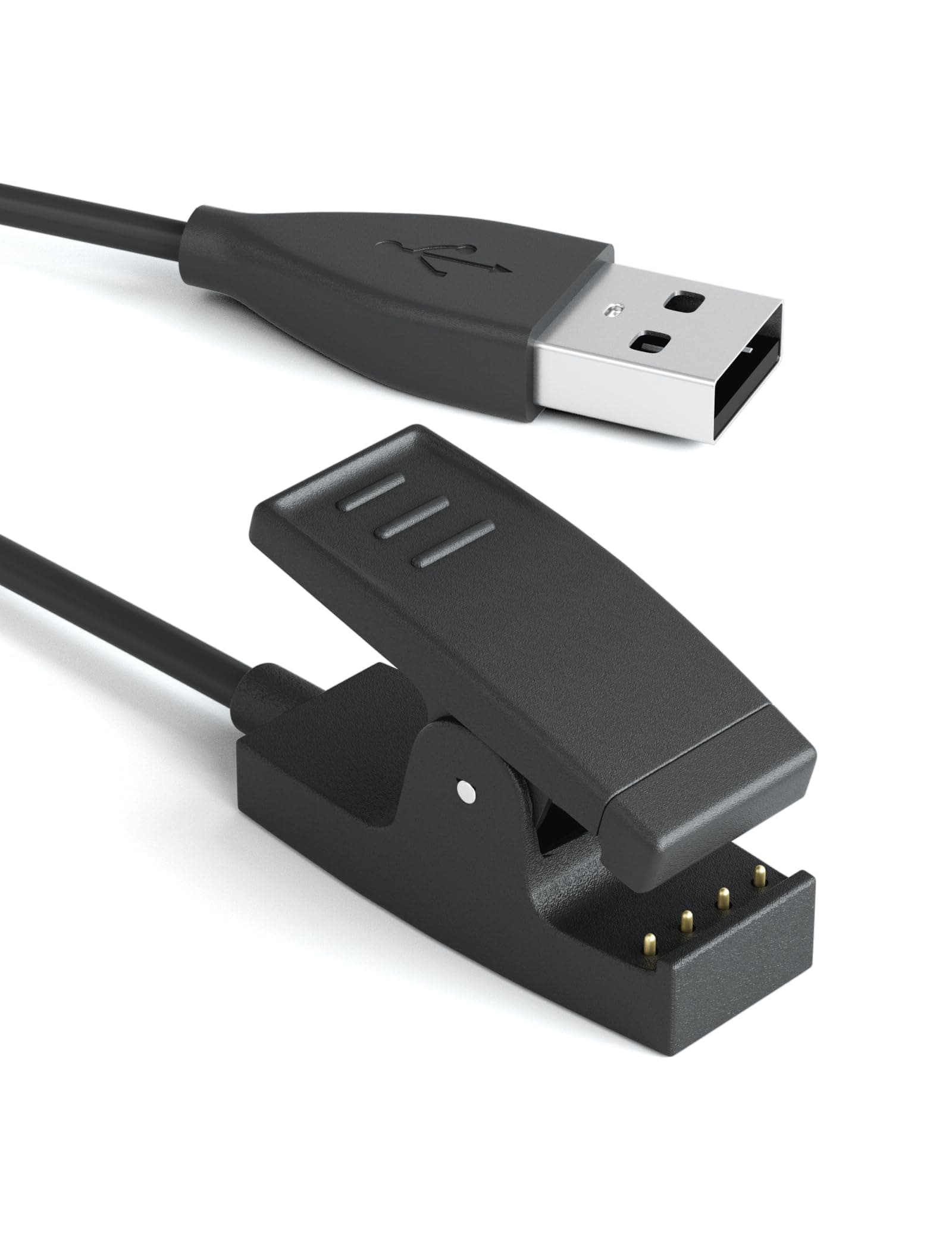 Sinoacc 1 Pack 100cm Charger for Garmin Lily,Forerunner 35 235 230 630 645 Music 735xt,Approach S20 G10,Vivomove Hr Watch Charger Replacement Charging Clip Sync Data Cable