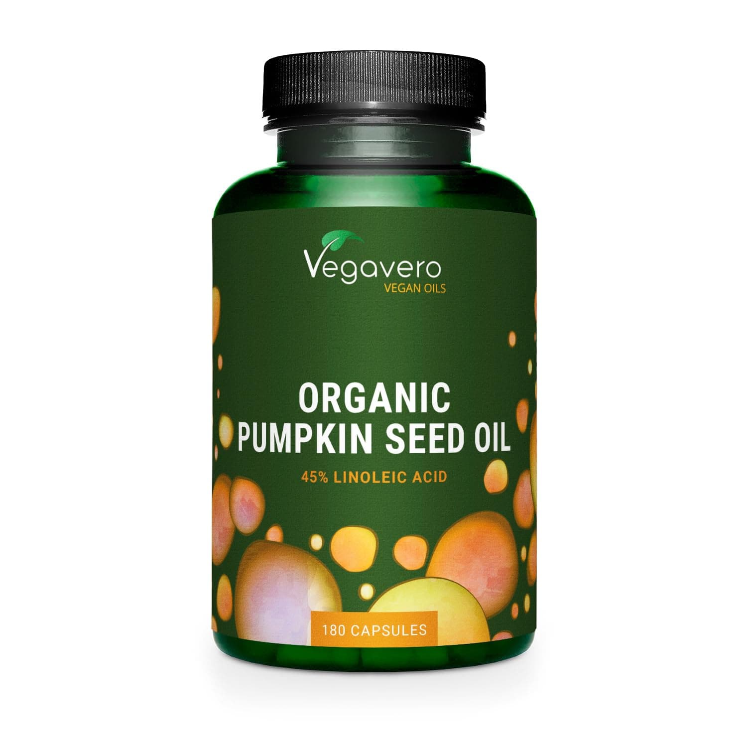 – Organic Pumpkin Seed Oil Capsules 1000 mg | Prostate Supplements | 45% Omega 6 Fatty Acids | NO Additives | Overactive Bladder & Urinary Tract Health | 180 Capsule | Vegan