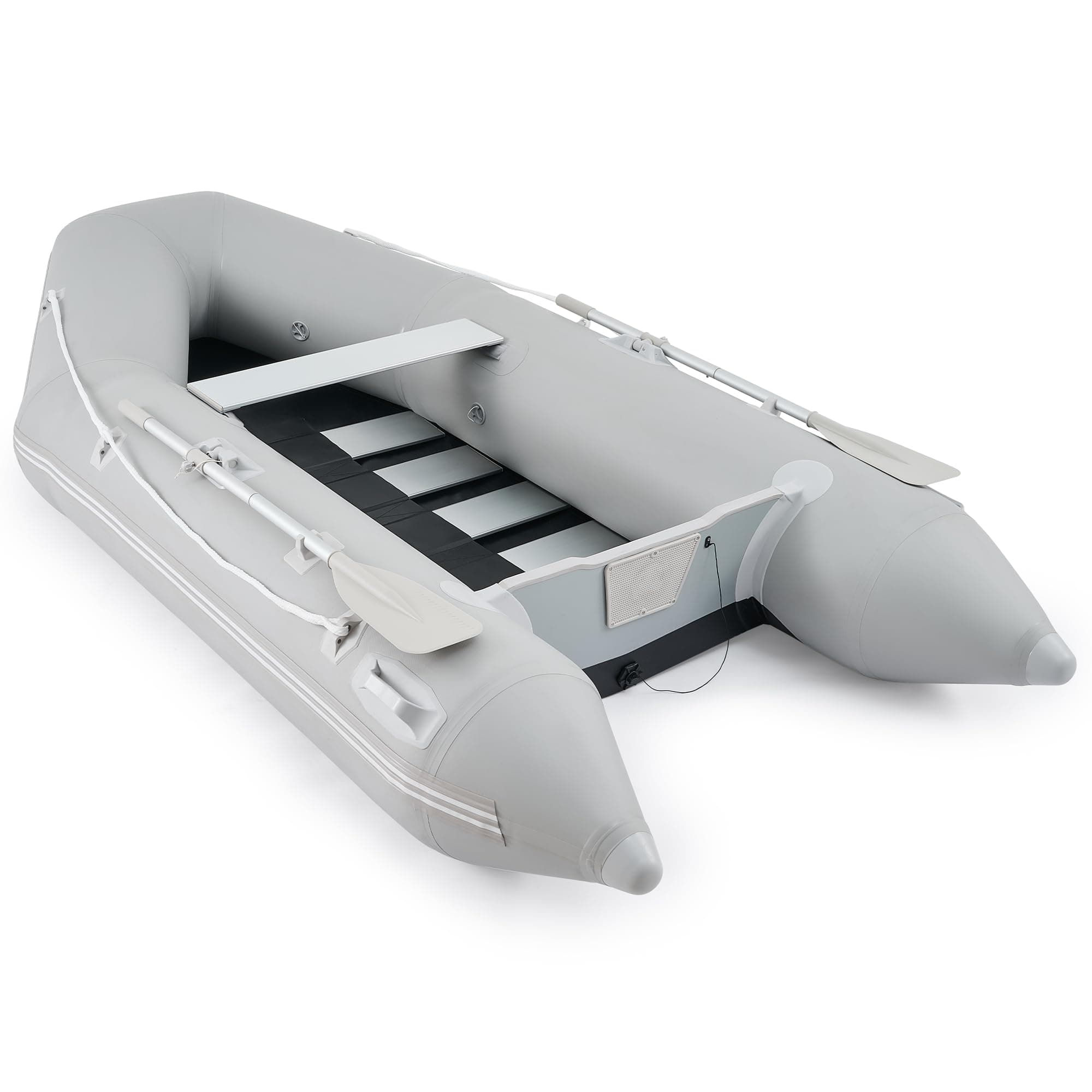 CO-Z Inflatable Kayak for Adults 300x150x42cm/230x130x33cm Portable Raft 4/2 Person 450kg/300kg PVC Float for Boating Fishing Hunting or Playing on Lakes Rivers and White Water Rapids