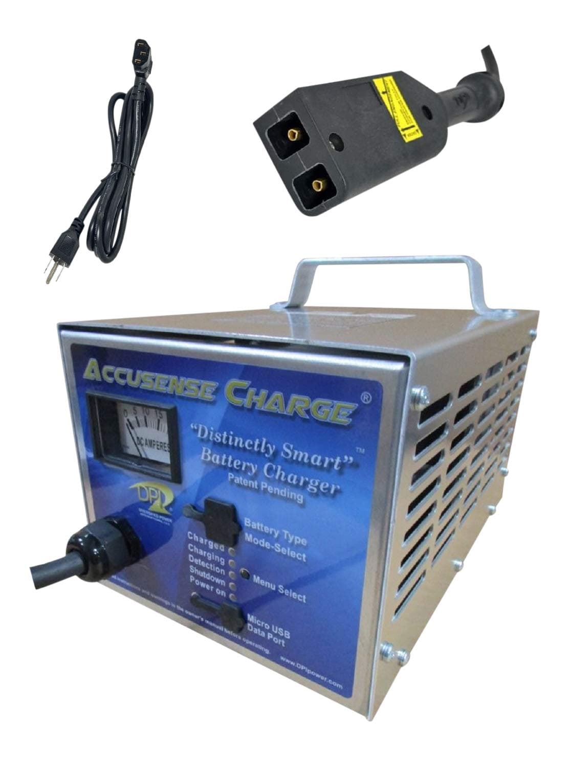 REVENGE Golf Cart Parts & Accessories 42 Volt 17 Amp Golf Cart Charger with EZGo D36 Powerwise Connectors