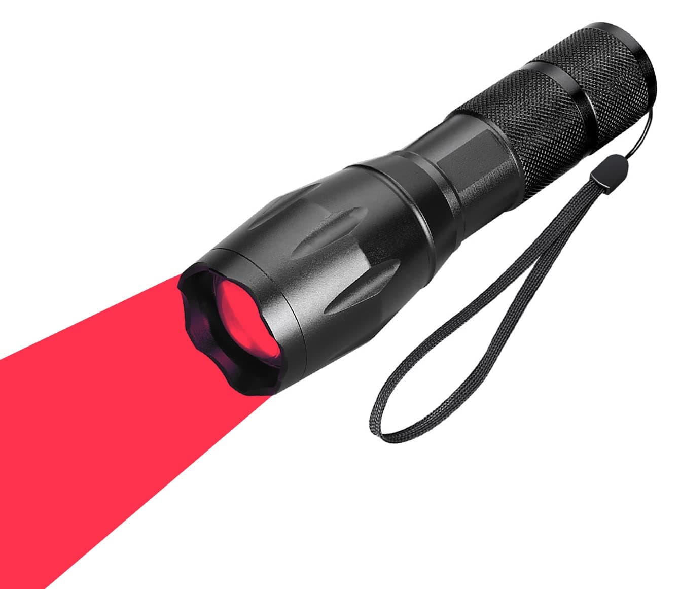Red Light Flashlight, 1 Mode LED Flashlight for Astronomy, Aviation, Night Observation