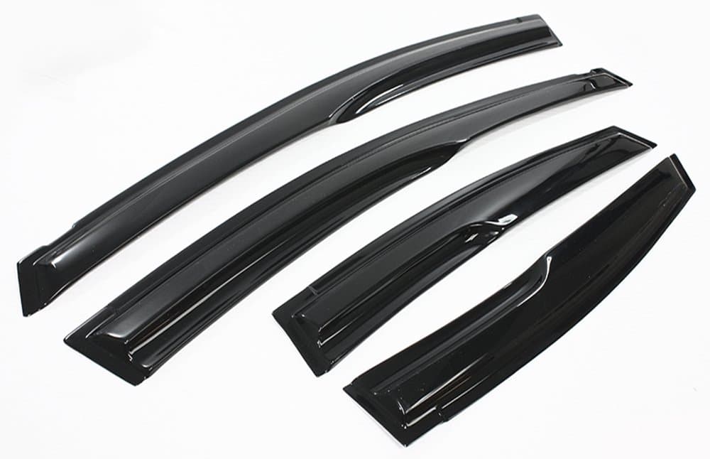 JDM 3D Style Smoked Window Visor Vent Shade Compatible with 2010-2015 Toyota Prius ZVW30