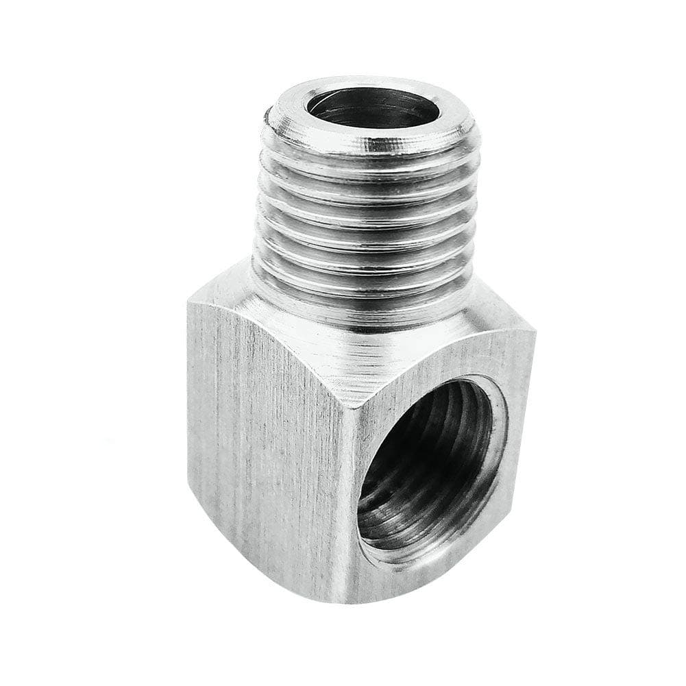 Beduan Stainless Steel Cast Pipe Fittings 90 Degree Barstock Street Elbow 1/4" NPT Male x 1/4" NPT Female Water Fuel Air