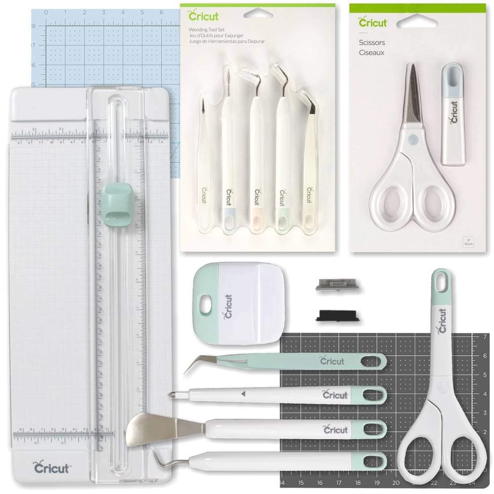 Cricut Weeding and Essential Tool Sets and More plus Cricut Premium Vinyl - 2 Sheet