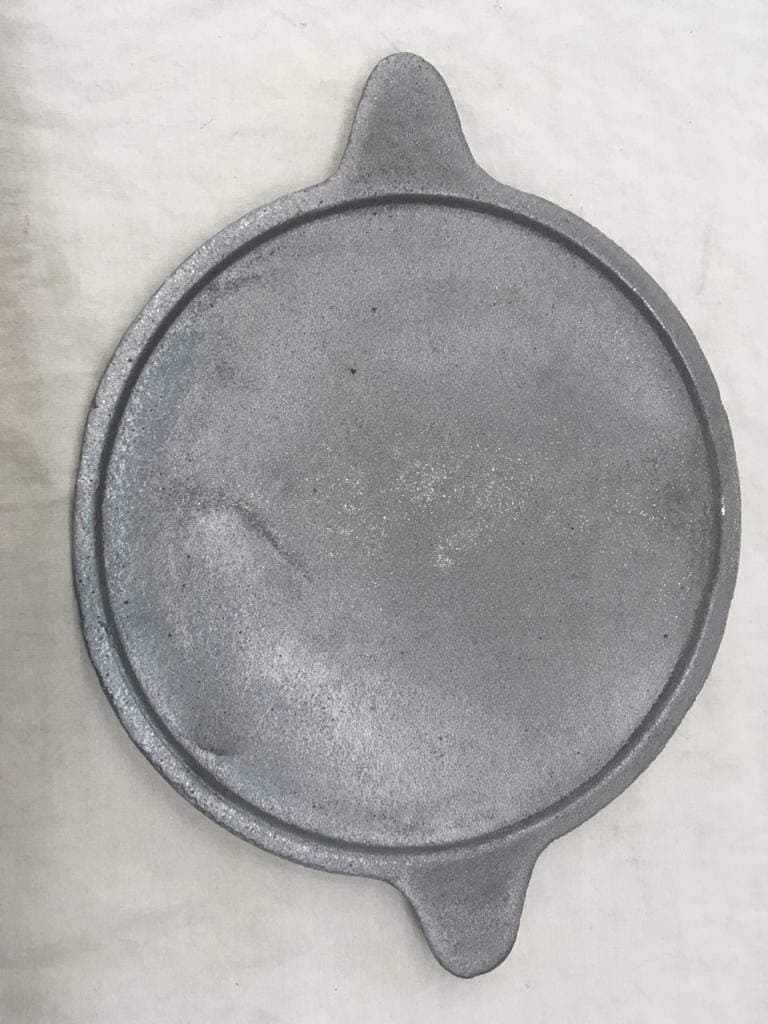 Harsithaa Trading Company Cast Iron Tawa, 10 Inches, Black