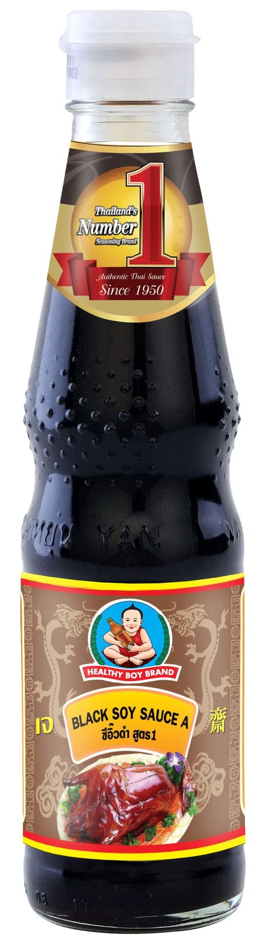 Thai Black Soy Sauce, 14 Ounces, Product of Thailand (1 Bottle)