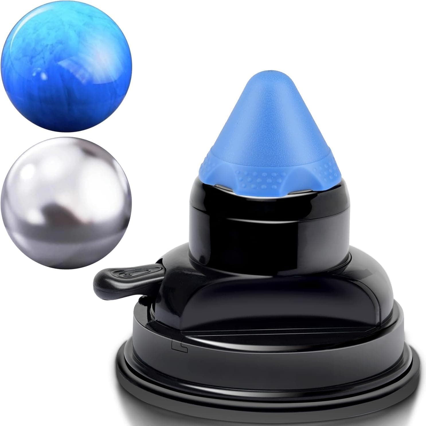 Wall Mounted Massage Ball - Muscle Massage Ball for Fitness,Yoga,Exercise - Suction Cup Massage Balls for Back Neck Shoulder Foot - with Ball,Ice Ball and Pointy