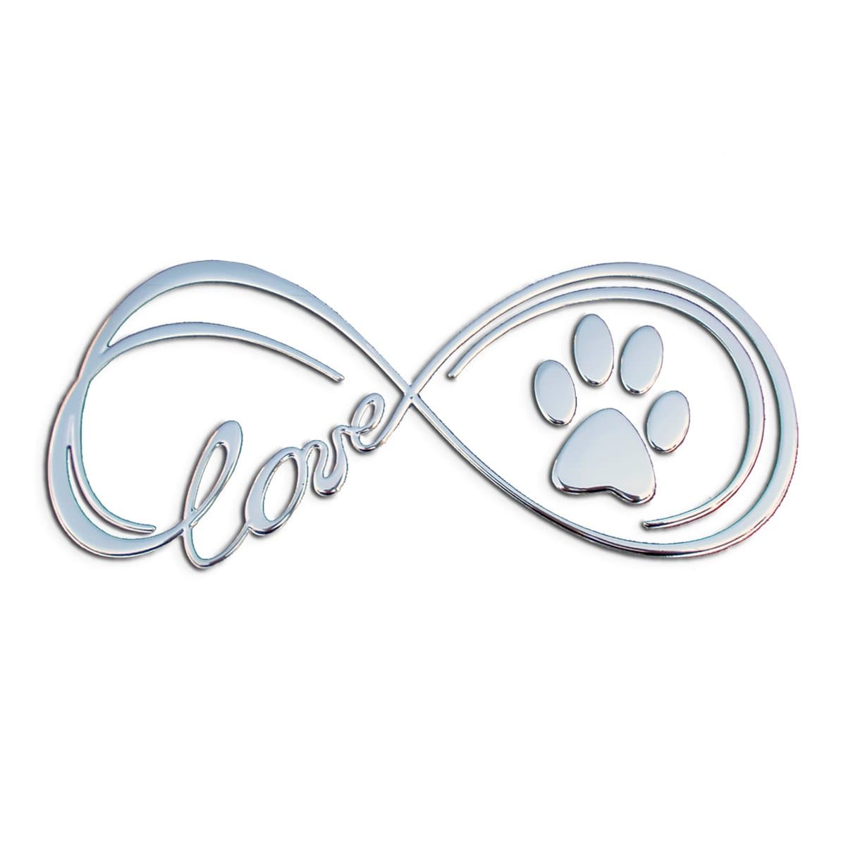 GIFTINGTON 3D Infinity Paw Decal