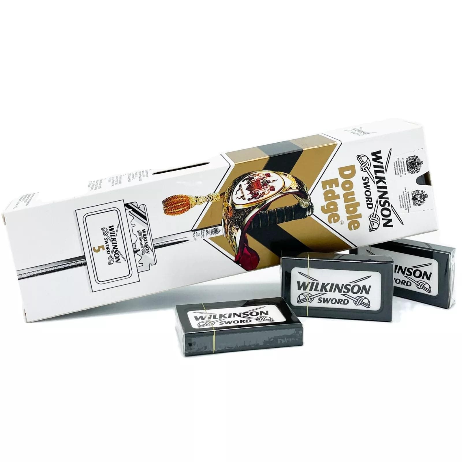 WILKINSON SWORD - Double Edge For Men | Premium Stainless Steel Safety Blades | 100 x Razor Blades