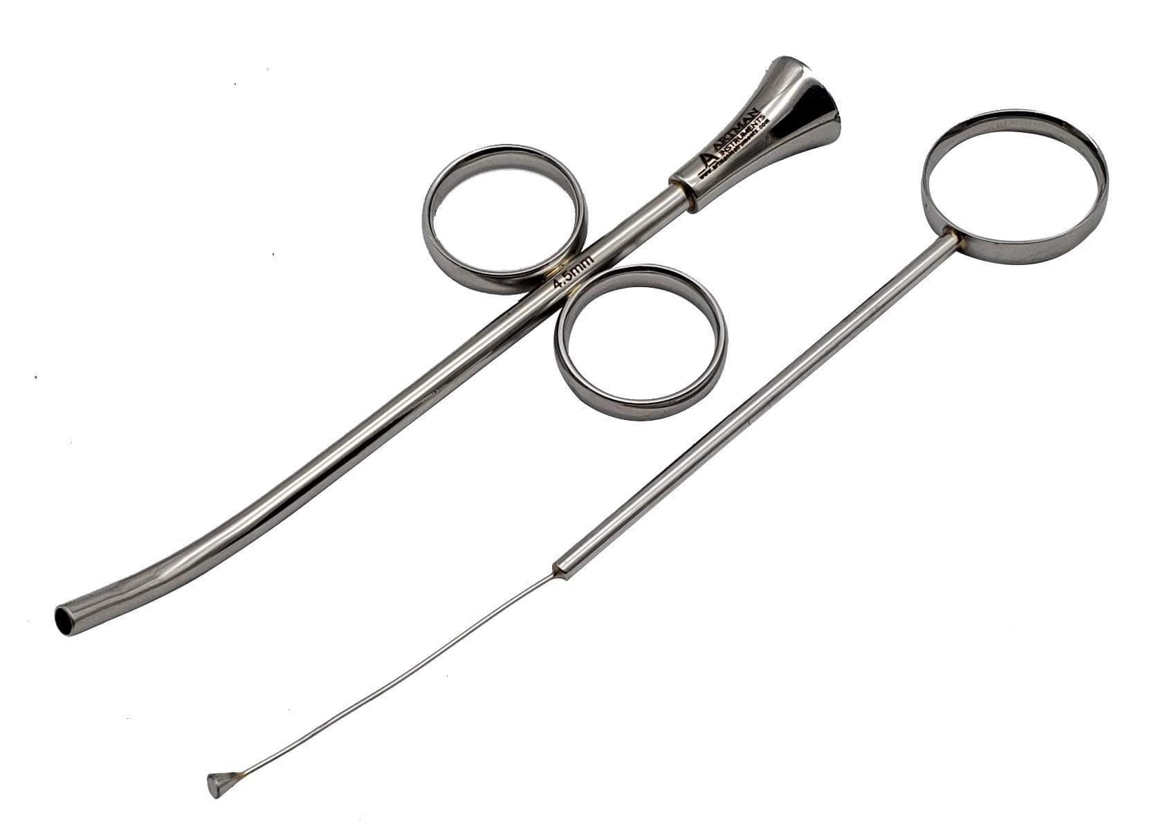 Artman Stainless Steel 5mm, 6mm) Bone Graft Syringe with Sinus Lift Premium Quality Dental Implant Instruments (4.5mm Implant Syringe)