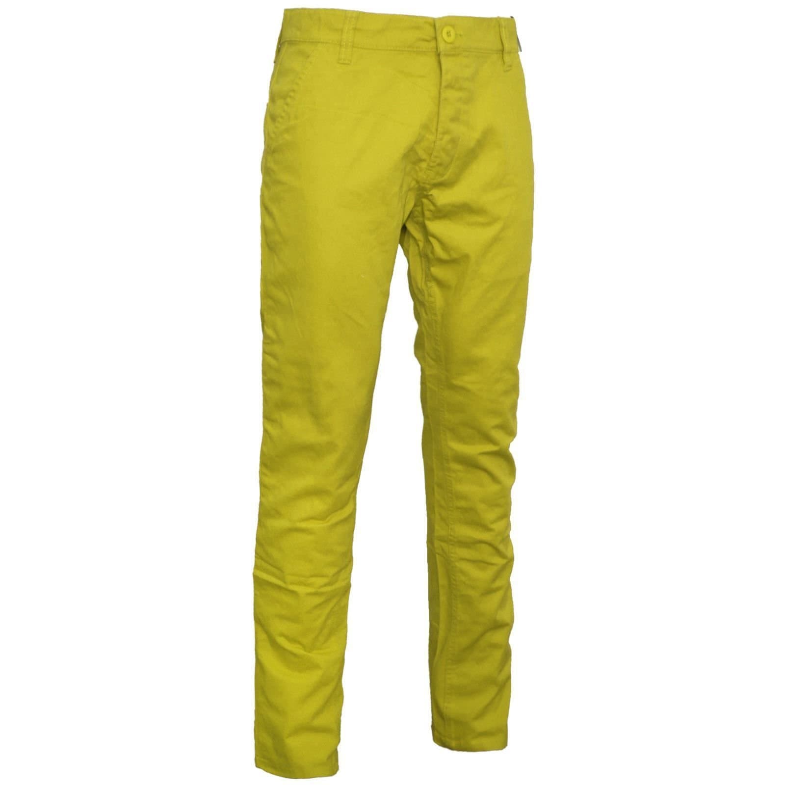 Kushiro City Mens Straight Leg Chinos Jeans Pants Trousers Summer Sizes 30" - 40" Waist