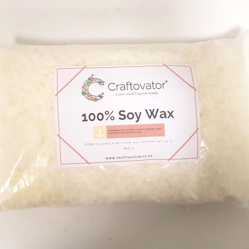 Craftovator NatureWax C3 2kg SOY WAX Flakes | 100% Pure for CONTAINER CANDLE Making | Eco Soya
