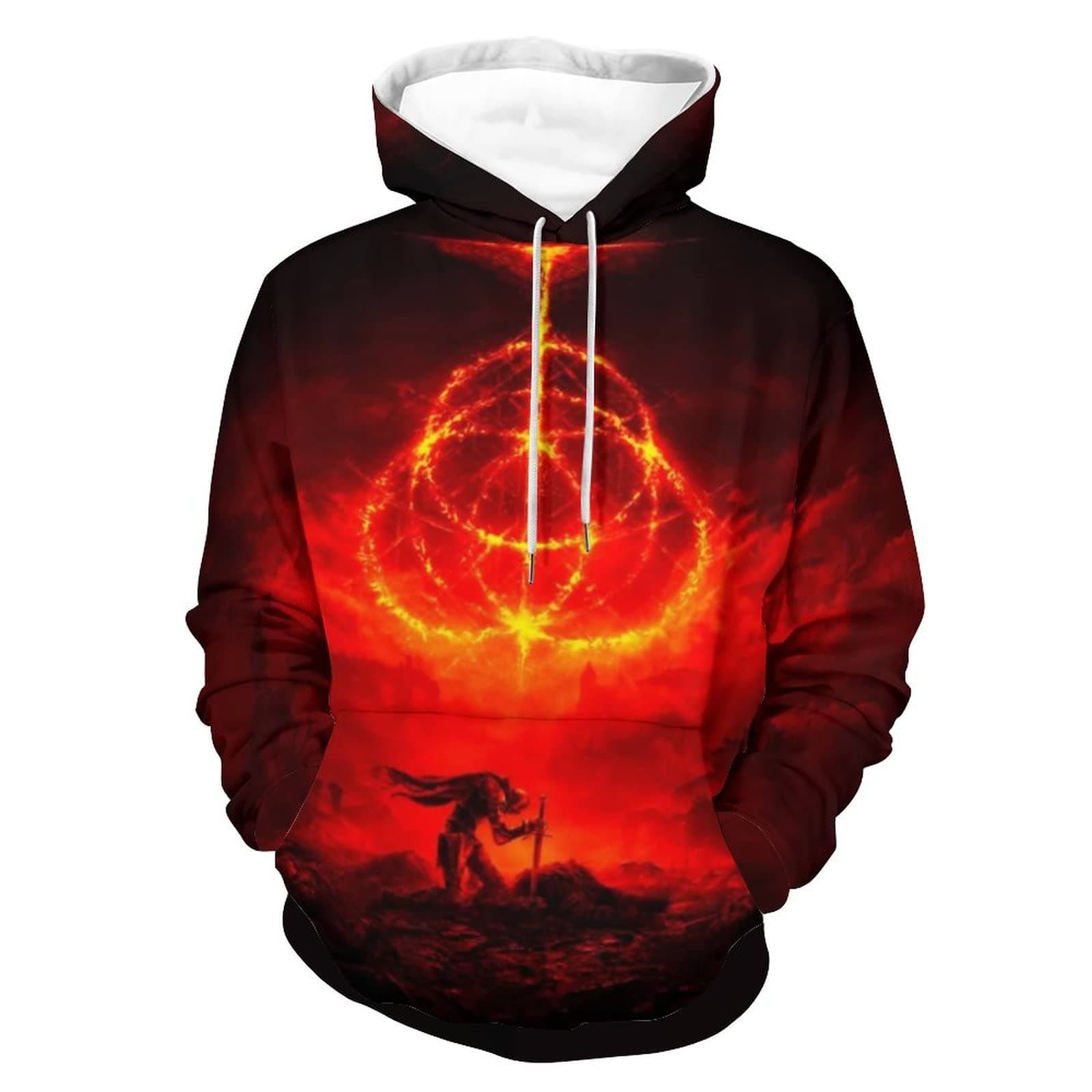 Elden Ring Hoodies 3D Printed Novelty Casual Hoodie Unisex Pullover Long Sleeve Sweatshirts With Pocket