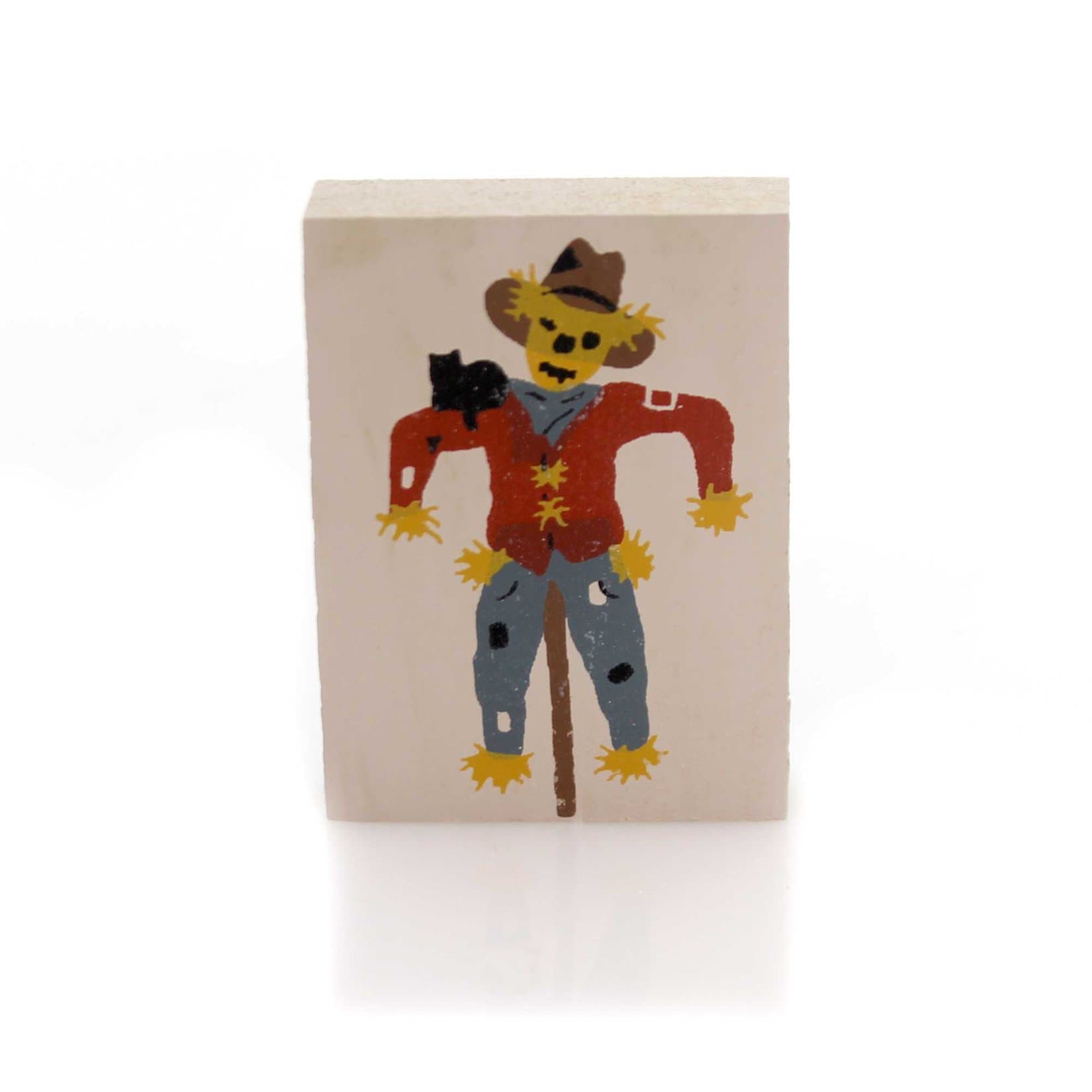 Cats Meow Village Scarey Hary Wood Accessory Retired 1991-2.00 Inches - 182 -