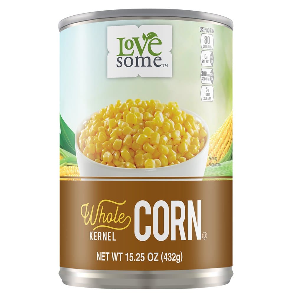 LoveSome Whole Kernel Corn, 15.25 Ounce (Pack of 24)