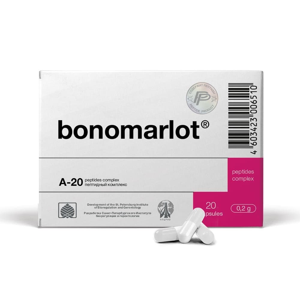 A-20 Bonomarlot - Marrow Peptide Bioregulator 20 Capsules