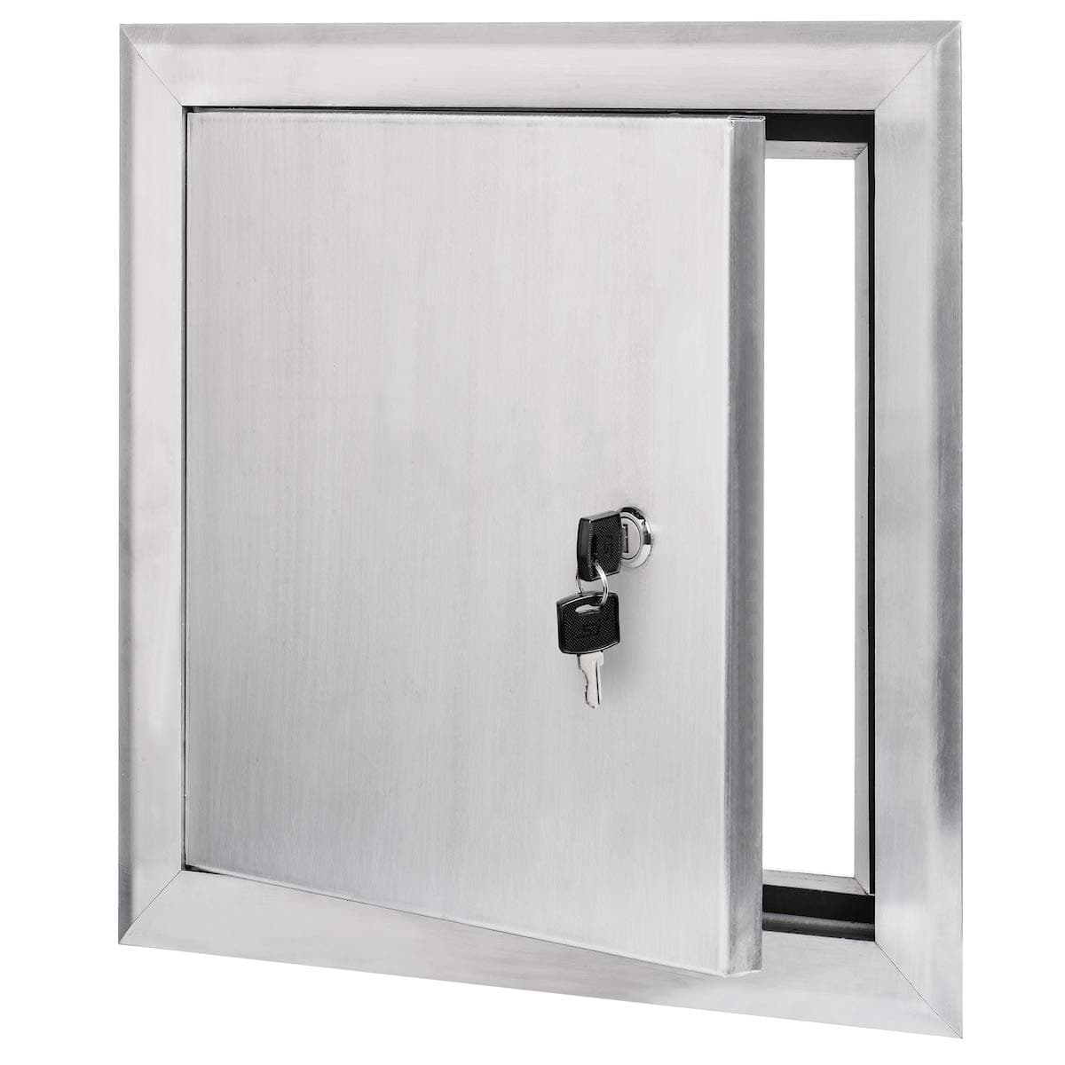 Premier 24x24 Universal Aluminum Access Panel Door with Keyed Latch, Insulated for Exterior Application Use, Wall or Ceiling Mounted for Drywall, Plumbing, Electrical, 2400 Series