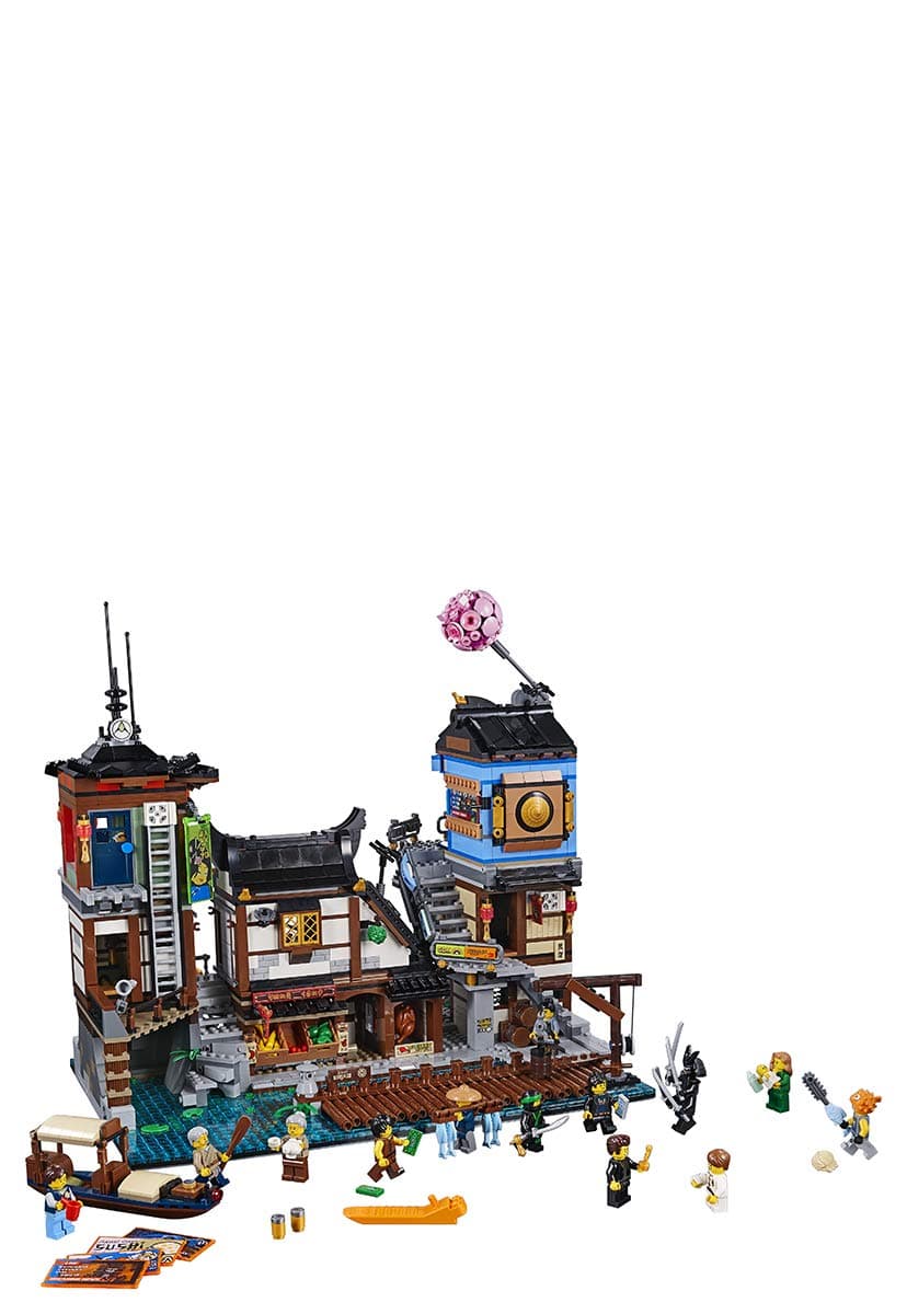 LEGO The Ninjago Movie Ninjago City Docks 70657 Building Kit Multicolor