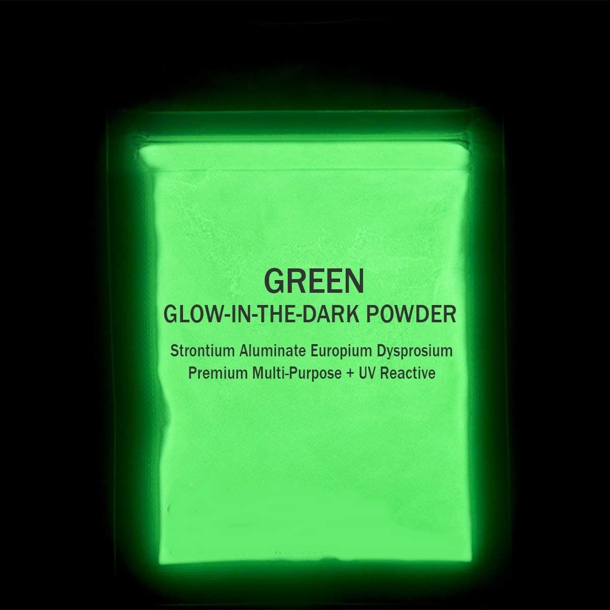 Resin Pigment Epoxy Resin Colour Art Ultra Green Glow in The Dark Pigment Luminous Powder Dust Non Toxic Multipurpose Use In Making Shimmery Art and Craft Projects 25 gm (B11)