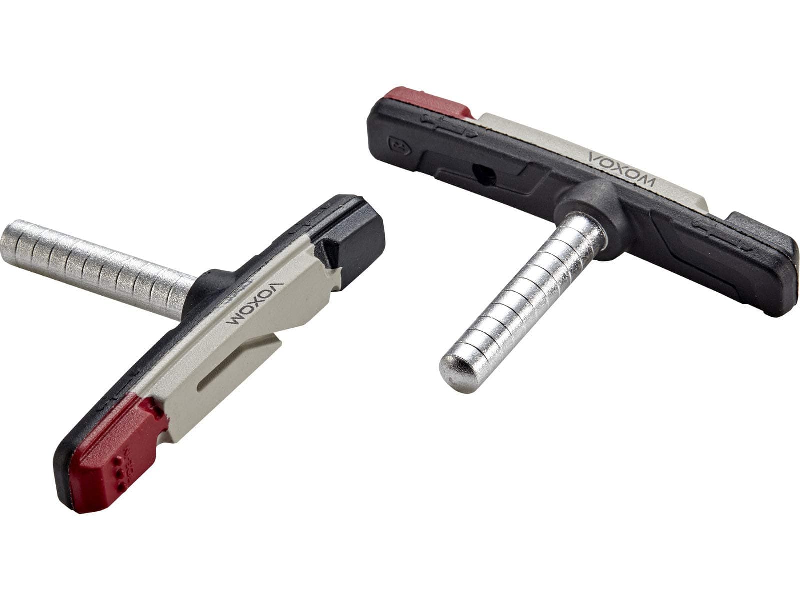 Voxom For cantilever brakes MTB bicycle brake shoes BRS22, black, brake pads for mountain bikes