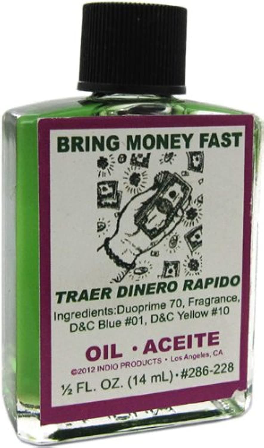 INDIO Special Moments Products Bring Money Fast Oil - 1/2fl. oz