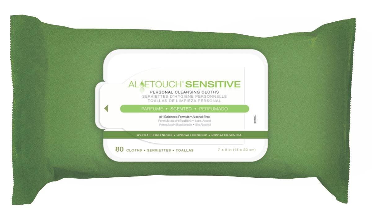 Medline Aloetouch Select Premium Spunlace Personal Cleansing Wipes
