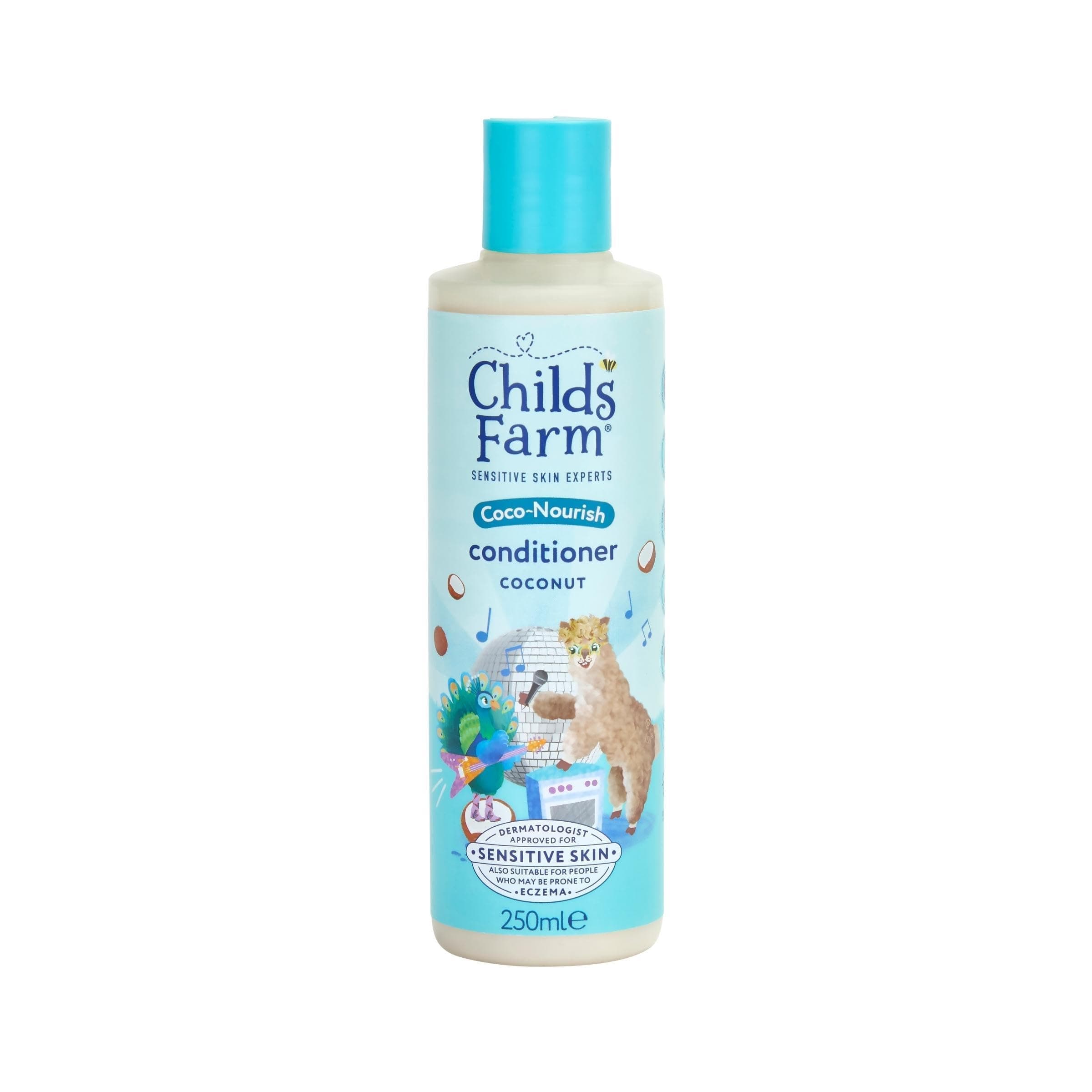 Childs Farm Kids Conditioner for Curly, Dry Hair, Coco- Nourish Conditioner, Contains Wonderful Fragrance which Doesn’t Irritate Sensitive Skin, 250 ml - Single