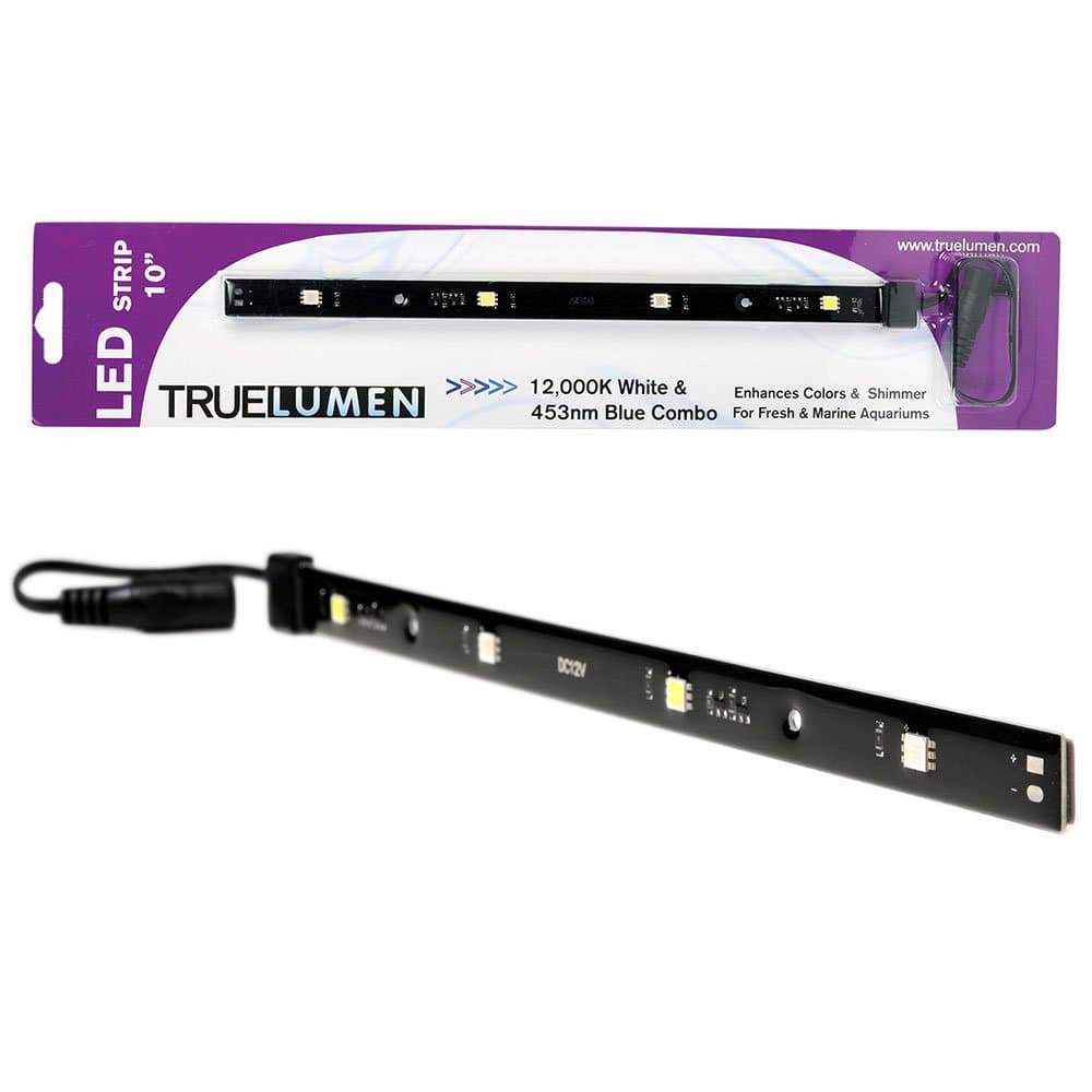 TrueLumen Aquatic LED Strips 10-Inch 2-453nm Blue and 2-12000k LED Strip