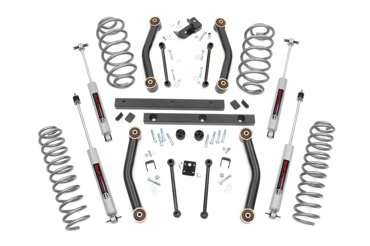 4" Lift Kit w/N3 Shocks for 2003-2006 Jeep Wrangler TJ 4WD - 90730