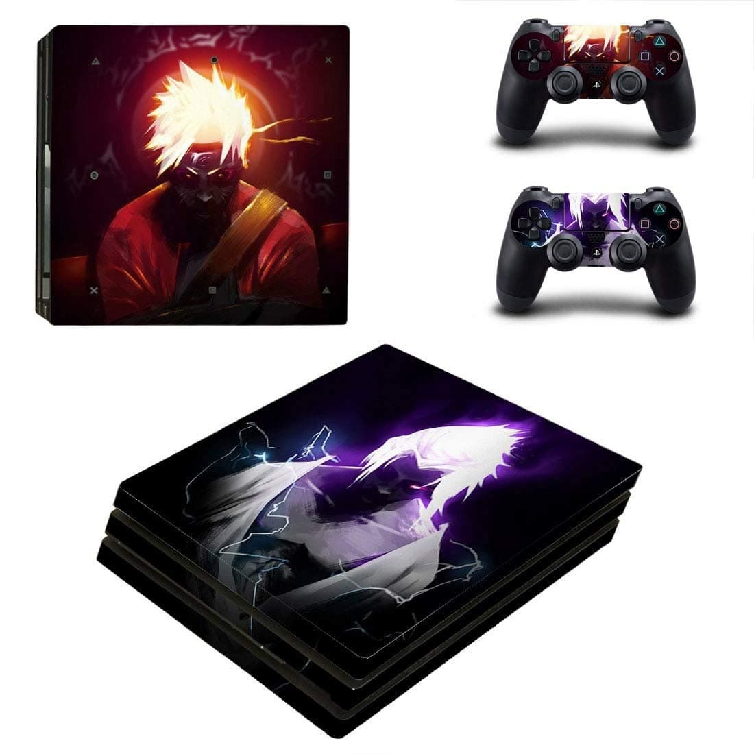 XIANYING Anime Naruto Ps4 Pro Stickers Play Station 4 Skin Sticker Decal Cover For Playstation 4 Ps4 Pro Console & Controller Skins Vinyl
