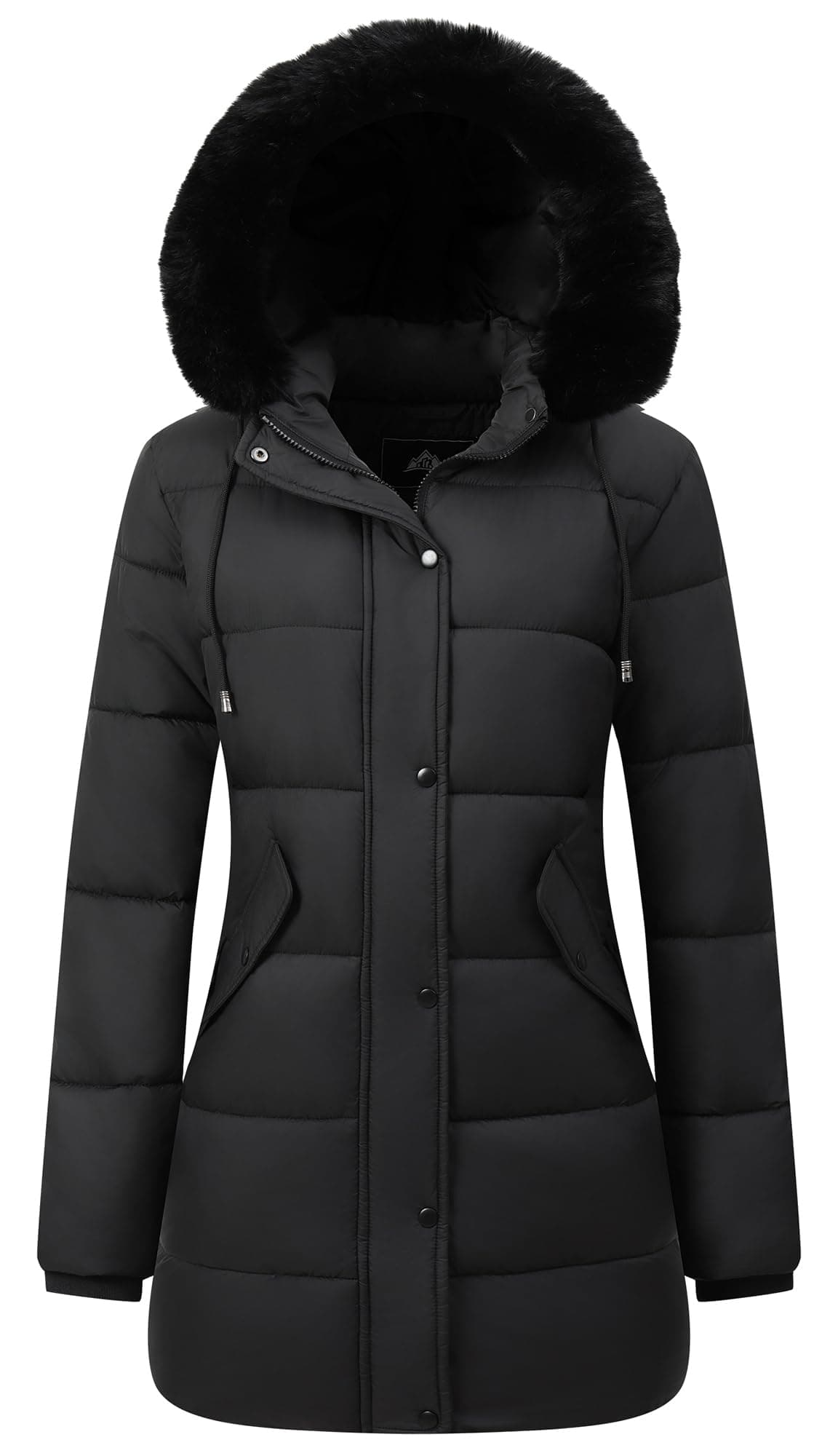 GOLDLADYWomen's Warm Winter Coat Waterproof Long Puffer Jacket Thickened Down Jacket