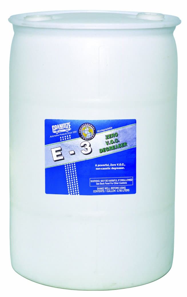 Granitize E-3 Auto Zero V.O.C. Biodegradable Degreaser - 55 Gallon