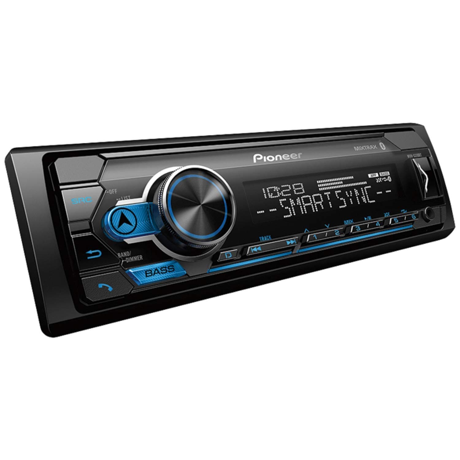 Single DIN Car Receiver with Bluetooth