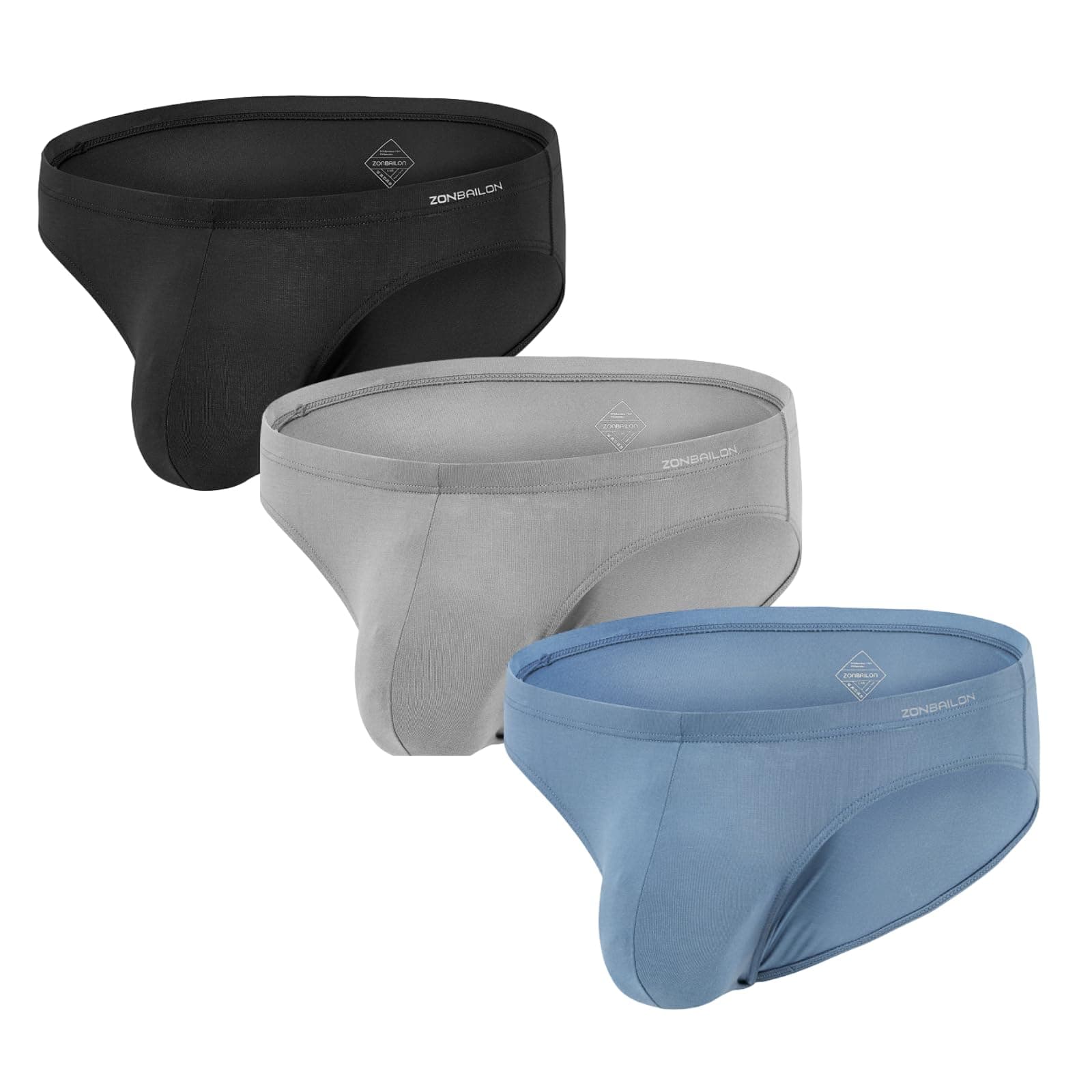 Men's Pouch Underwear Bamboo Viscose Moisture Wicking Briefs