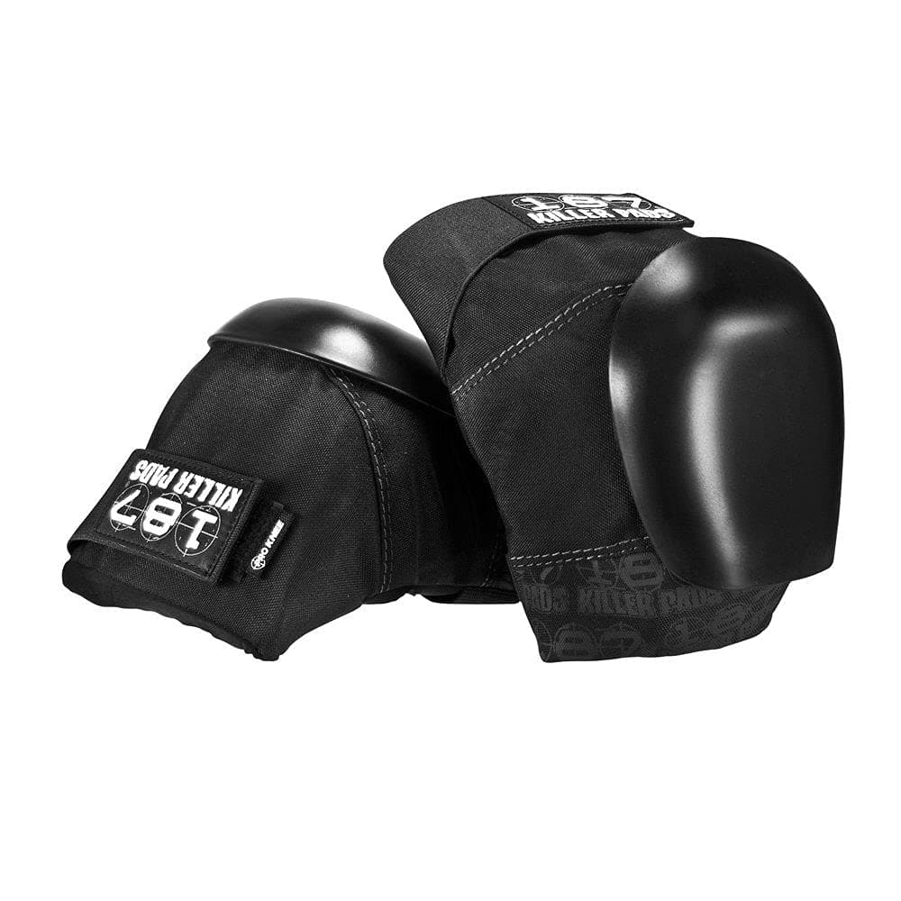 187 Killer Pads Pro Knee Pad, Black, Junior (Black, Small)